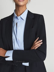 Reiss Navy Hayes Single Breasted Blazer - Image 6 of 6