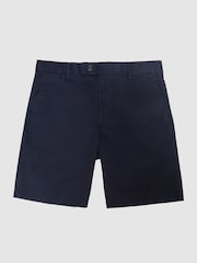 Reiss Navy Wicket Modern Fit Chino Shorts - Image 2 of 6