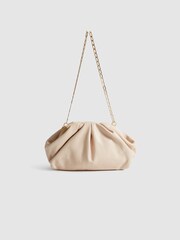 Reiss Blush Ellena Soft Nappa Leather Small Bag - Image 2 of 9
