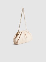 Reiss Blush Ellena Soft Nappa Leather Small Bag - Image 5 of 9