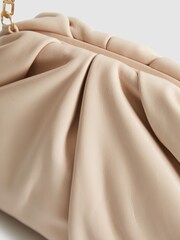 Reiss Blush Ellena Soft Nappa Leather Small Bag - Image 7 of 9