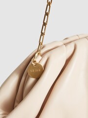 Reiss Blush Ellena Soft Nappa Leather Small Bag - Image 9 of 9
