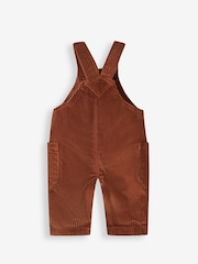 JoJo Maman Bébé Toffee Brown Cord Dungarees - Image 2 of 4
