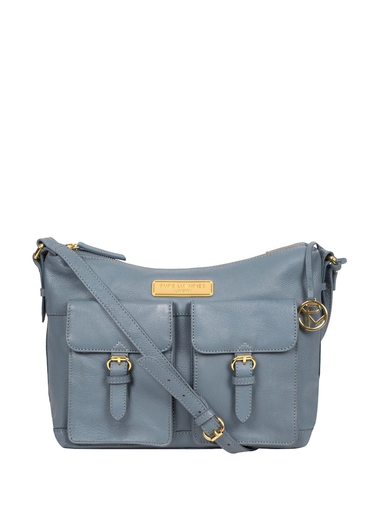 Pure Luxuries London Jenna Leather Shoulder Bag - Image 1 of 6