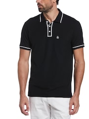 Original Penguin Earl Tipped Collar Pocket Pique Polo Shirt - Image 2 of 5