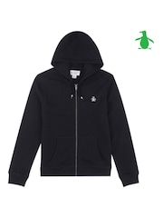 Original Penguin Sticker Pete Zip Hoodie - Image 3 of 4