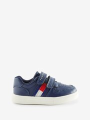 Tommy Hilfiger Blue Flag Low Cut Velcro Sneakers - Image 1 of 4