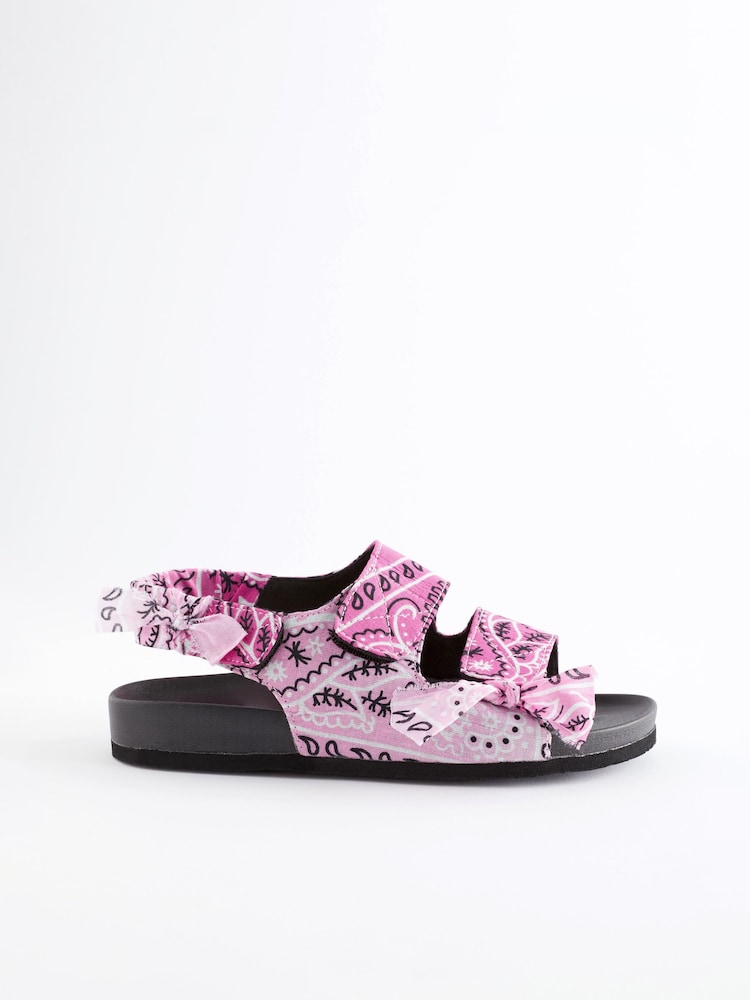 Arizona Love Pink Trekky Apache Bandana Sandals - Image 1 of 6