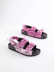 Arizona Love Pink Trekky Apache Bandana Sandals - Image 2 of 6