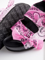 Arizona Love Pink Trekky Apache Bandana Sandals - Image 4 of 6