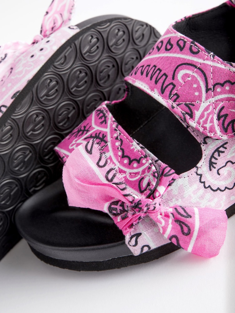Arizona Love Pink Trekky Apache Bandana Sandals - Image 4 of 6