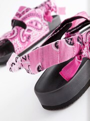 Arizona Love Pink Trekky Apache Bandana Sandals - Image 5 of 6