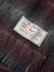 Aubin Harpley Tartan Wool Mix Scarf - Image 3 of 3