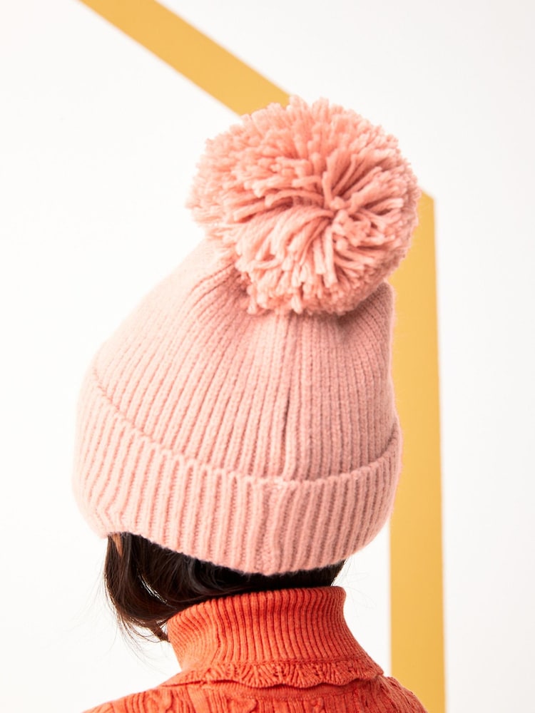 rožnata - Pom Pom kapa z zaščito za ušesa Hat (3mths-13yrs) - Slika 2 iz 4 rožnata - Pom Pom kapa z zaščito za ušesa Hat (3mths-13yrs) - Slika 2 iz 4