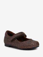Bronze Brown Glitter Standard Fit (F) Mary Jane Occasion Shoes - Image 2 of 4