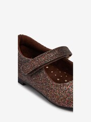 Bronze Brown Glitter Standard Fit (F) Mary Jane Occasion Shoes - Image 4 of 4