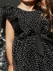 Black Mesh Party Dress (3mths-7yrs) - Image 4 of 7