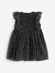 Black Mesh Party Dress (3mths-7yrs) - Image 6 of 7