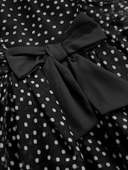 Black Mesh Party Dress (3mths-7yrs) - Image 7 of 7