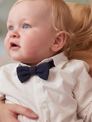 Mamas & Papas Blue 4 Piece Navy Suit With Knit Tie - Image 7 of 14