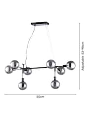 BHS Black Hennock Large Ceiling Light - Image 4 of 5
