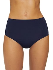 Esprit Navy Blue Beach High Waist Briefs - Image 1 of 5