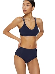 Esprit Navy Blue Beach High Waist Briefs - Image 3 of 5