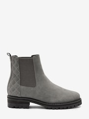 Grey Regular/Wide Fit Forever Comfort® Chunky Chelsea Boots - Image 1 of 4