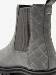 Grey Regular/Wide Fit Forever Comfort® Chunky Chelsea Boots - Image 4 of 4