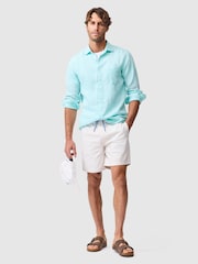Rodd & Gunn Blue Coromandel Sports Fit Shirt - Image 3 of 5
