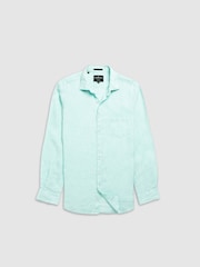 Rodd & Gunn Blue Coromandel Sports Fit Shirt - Image 5 of 5