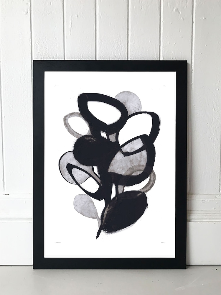 East End Prints Grey The Plant Print by Jorgen Hansson - Image 1 of 3