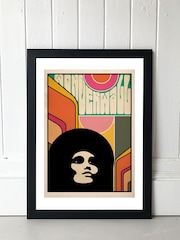 East End Prints Orange Wonderwall Print by Delta Nova - Image 1 of 3