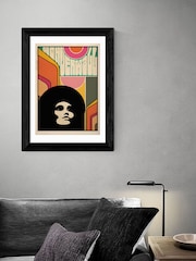 East End Prints Orange Wonderwall Print by Delta Nova - Image 2 of 3