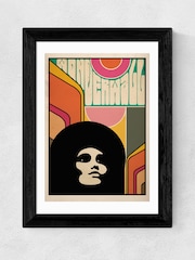 East End Prints Orange Wonderwall Print by Delta Nova - Image 3 of 3