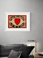 East End Prints Red Arundel Tomb Print by Indie Prints - Image 1 of 2