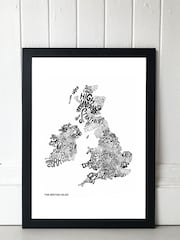 East End Prints White The British Isles Print by Phillip Sheffield - Image 1 of 3