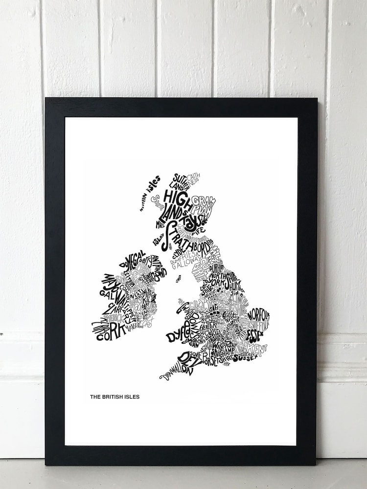 East End Prints White The British Isles Print by Phillip Sheffield - Image 1 of 3