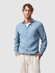 Rodd & Gunn Blue Coromandel Sports Fit Shirt - Image 1 of 5
