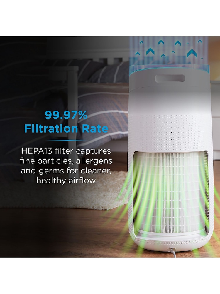 Black & Decker White Air Purifier with 8 Hour Timer - Image 10 of 10 Black & Decker White Air Purifier with 8 Hour Timer - Image 10 of 10