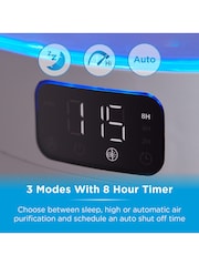 Black & Decker White Air Purifier with 8 Hour Timer - Image 8 of 8