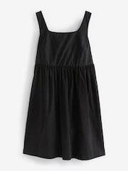 Black Sleeveless Babydoll Midi Dress - Image 6 of 6