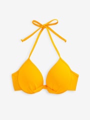 Yellow Padded Wired Plunge Bikini Top - Image 5 of 5