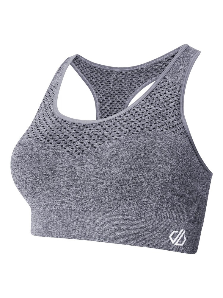 Dare 2b Grey Dont Sweat It Sports Bra - Image 10 of 10