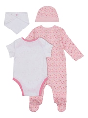 Juicy Couture Pink Infant 4 Piece Gift Set - Image 2 of 3