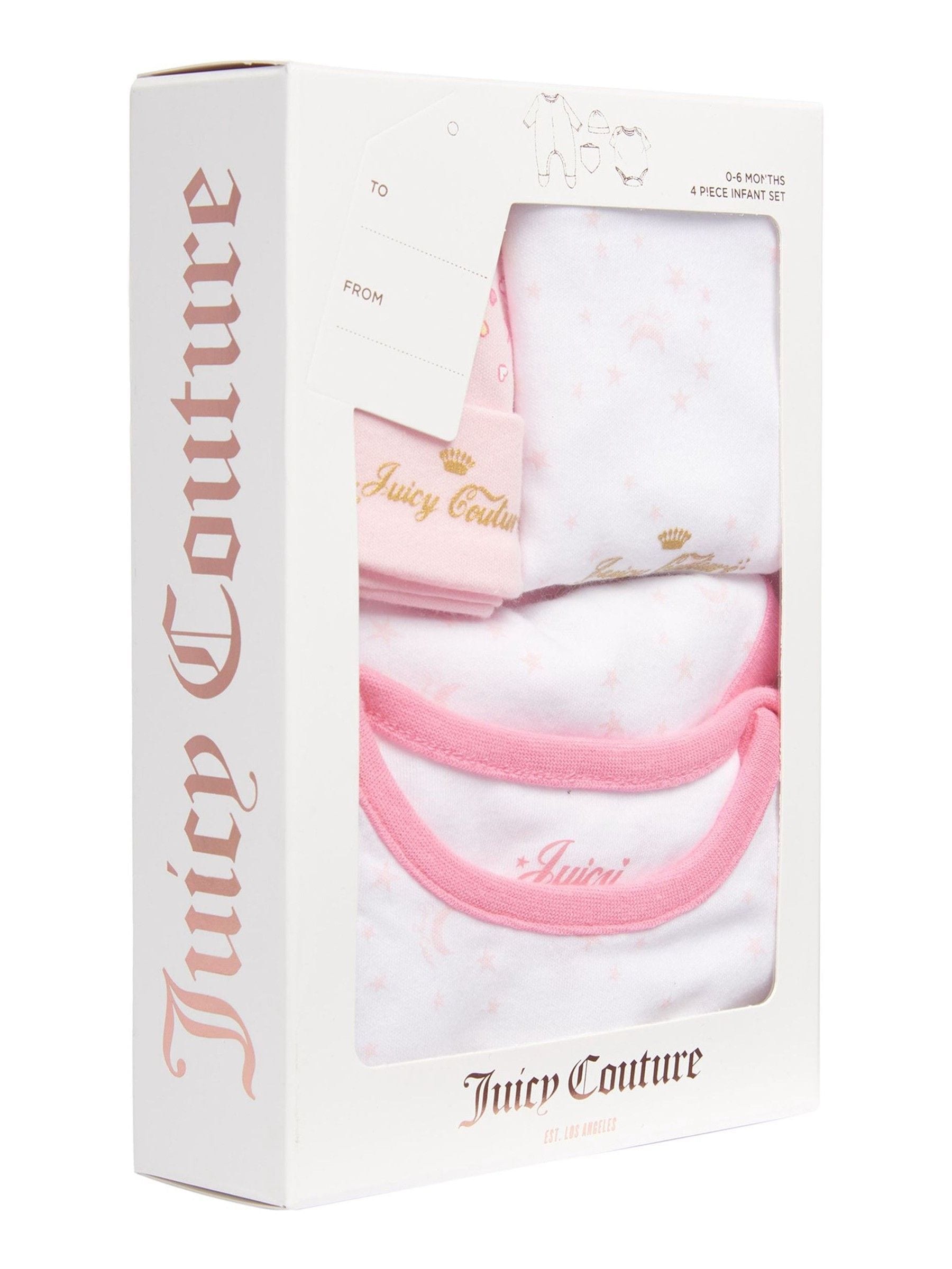 Buy Juicy Couture Pink Infant 4 Piece Gift Set from Next Luxembourg