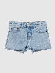 Reiss Light Blue Mila Jr Denim Shorts - Image 2 of 5