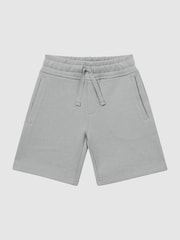 Reiss Dusty Blue Henry Drawstring Jersey Shorts - Image 2 of 6