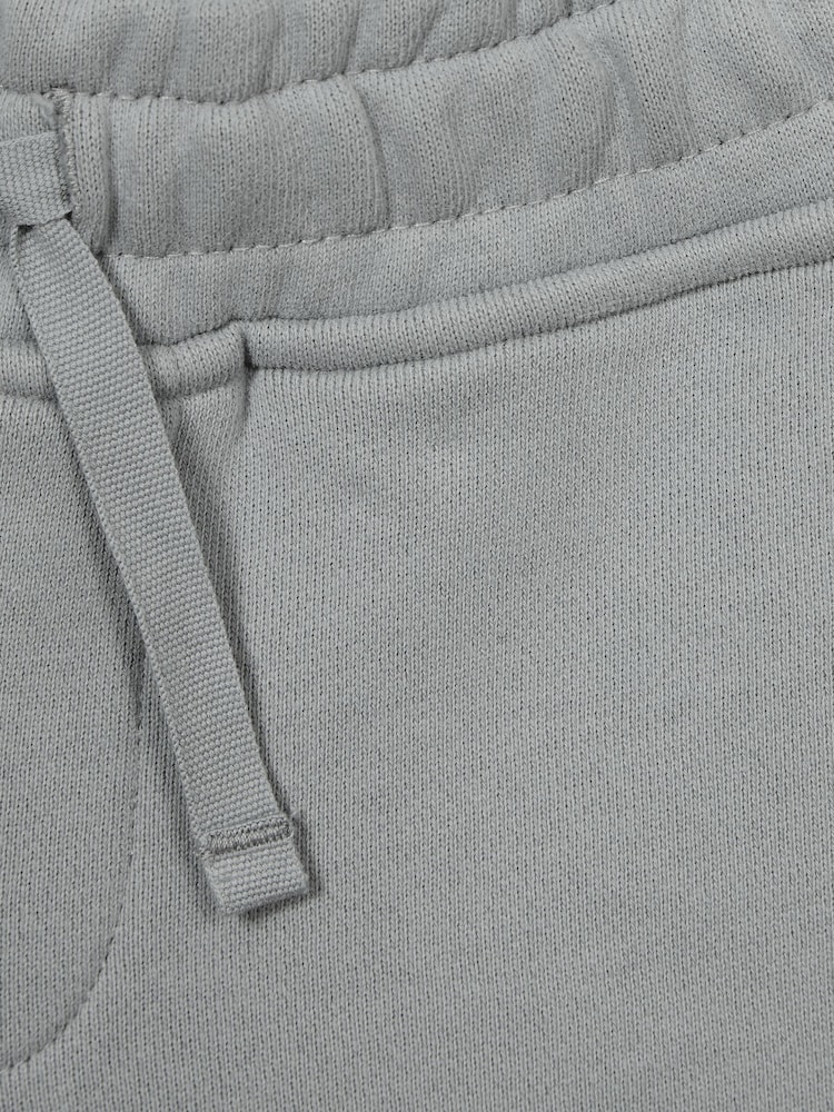 Reiss Dusty Blue Henry Drawstring Jersey Shorts - Image 6 of 6 Reiss Dusty Blue Henry Drawstring Jersey Shorts - Image 6 of 6