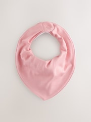 Pink 5 Pack Baby Dribble Bibs - Image 5 of 8